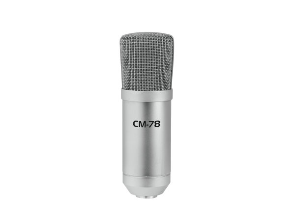 OMNITRONIC MIC CM-78 Gro&szlig;membran-Kondensatormikrofon