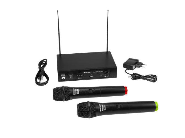 OMNITRONIC VHF-102 Funkmikrofon-System 215.85/207.55MHz