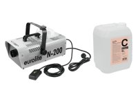 EUROLITE Set N-200 Nebelmaschine + C2D Standard...