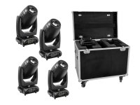 FUTURELIGHT Set 4x DMH-200 LED Moving-Head + Case