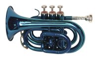DIMAVERY TP-300 B-Pocket-Trompete, blau