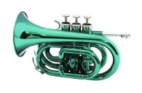 DIMAVERY TP-300 B-Pocket-Trompete, gr&uuml;n