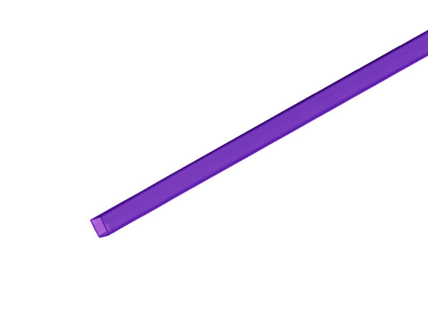 EUROLITE Leer-Rohr 10x10mm violett 4m