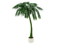 EUROPALMS Palme, 1-stämmig, Kunstpflanze, 300cm, grün