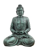 EUROPALMS Buddha, antik-schwarz, 120cm
