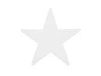 EUROPALMS Silhouette Stern, weiß, 58cm