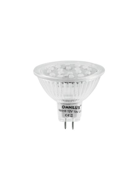 OMNILUX MR-16 12V GX-5,3 18 LED UV aktiv