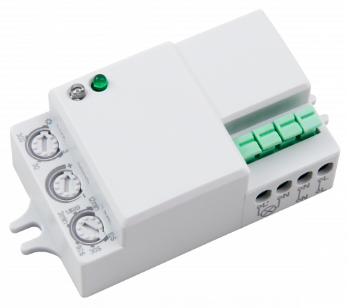 HF / Mikrowellen-Bewegungsmelder McShine LX-701C, 360°, 230V / 1.200W, weiß, LED geeignet
