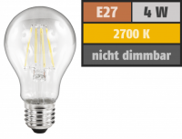 LED Filament Gl&uuml;hlampe McShine Filed, E27, 4W,...