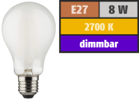 LED Filament Glühlampe, E27, 8W, 1055lm, 2700K,...