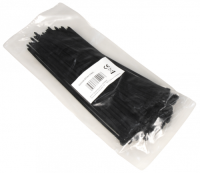 Kabelbinder McPower, schwarz, 200x2,5mm, 100er-Pack, UV...