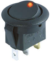 Kfz-Schalter McPower, rote LED, 12V/16A, 3-polig,...