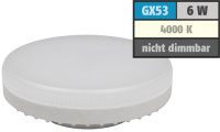LED-Strahler McShine LS-653, GX53, 6W, 580lm,...