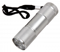 LED-Taschenlampe 9LED, Aluminium,