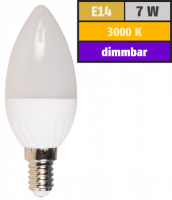 LED Kerzenlampe McShine, E14, 7W, 520lm, 160°, 3000K,...