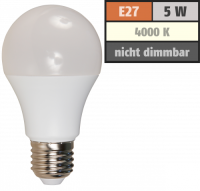 LED Glühlampe McShine, E27, 5W, 450lm, 240°,...
