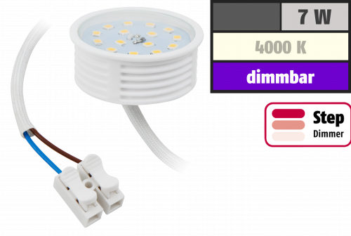 LED-Modul McShine, 7W, 470Lumen, 230V, 50x23mm, neutralweiß, 4000K, step-dimmbar
