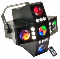 LED-Lichteffekt IBIZA CROSS-GOBOFX DMX gesteuert, inkl....