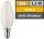 LED Filament Kerzenlampe, E14, 1,5W, 150lm, 2700K, warmweiß, matt
