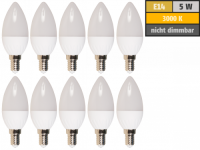 LED-Kerzenlampe McShine Brill95 E14, 5W, 400lm,...