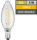 LED Filament Kerzenlampe gedreht McShine Filed, E14, 4W, 470 lm, warmweiß, klar