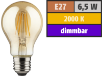 LED Filament Glühlampe, E27, 6,5W, 400lm, 2000K,...