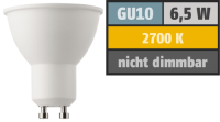 LED-Strahler GU10, 6,5W, 430lm, 2700K, warmwei&szlig;