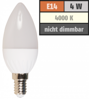 LED Kerzenlampe McShine, E14, 4W, 320lm, 160°, 4000K,...
