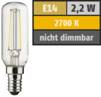 LED Filament Röhrenform, E14 / T25, 2,2W, 250lm,...