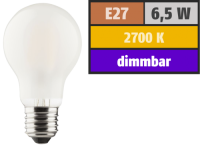 LED Filament Glühlampe, E27, 6,5W, 810lm, 2700K,...