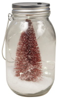LED Weihnachtsbaum im Glas, &Oslash;xH 10x17,5cm
