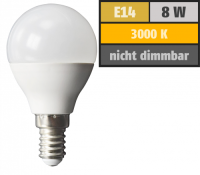 LED Tropfenlampe McShine, E14, 8W, 600lm, 160°,...